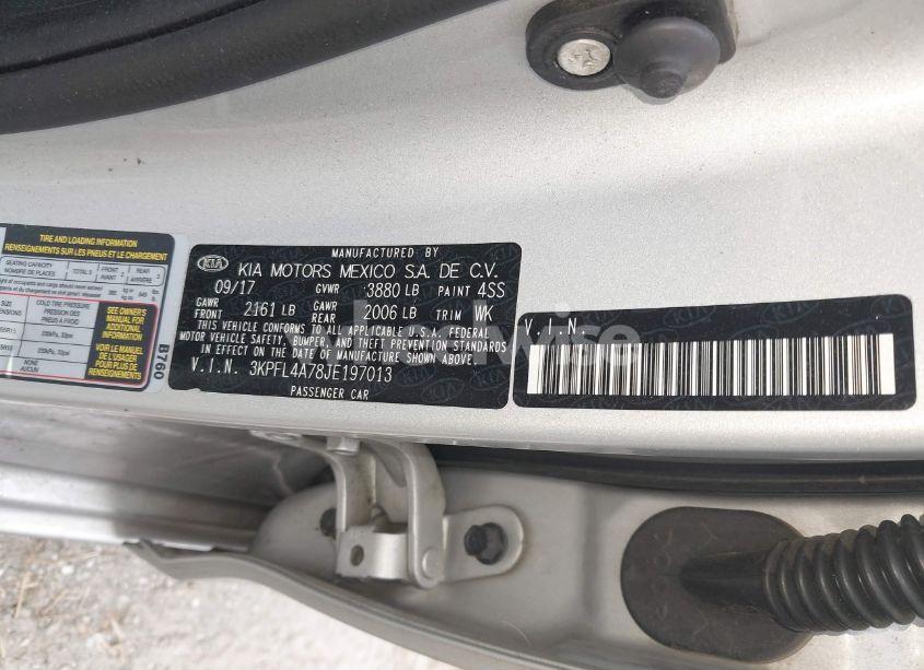 Photo 9 of 2018 Kia Forte LX (VIN 3KPFL4A78JE197013)