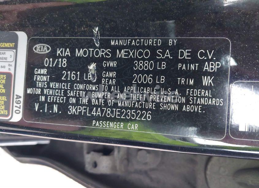 Photo 9 of 2018 Kia Forte S (VIN 3KPFL4A78JE235226)