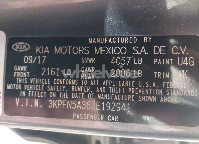 Photo 9 of 2018 Kia Forte SX (VIN 3KPFN5A36JE192941)