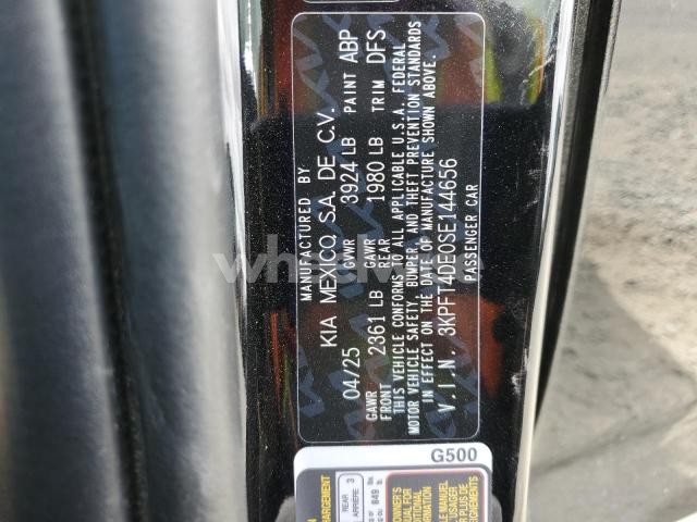 Photo 2 of 2025 KIA K4 LX (VIN 3KPFT4DE0SE144656)