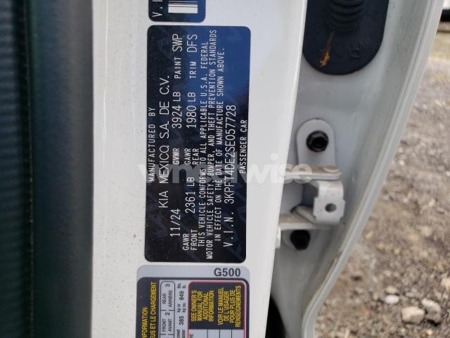 Photo 11 of 2025 KIA K4 LX (VIN 3KPFT4DE2SE057728)