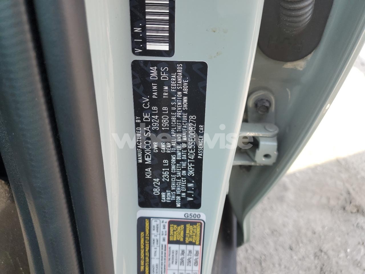 Photo 12 of 2025 KIA K4 LX (VIN 3KPFT4DE5SE008278)