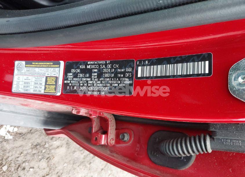Photo 9 of 2025 Kia K4 LXS (VIN 3KPFT4DE5SE025081)