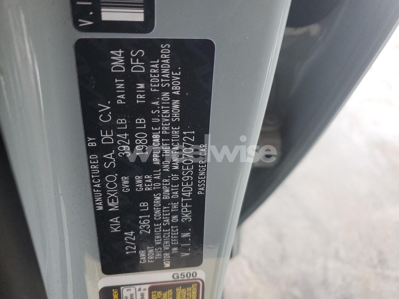 Photo 12 of 2025 KIA K4 LX (VIN 3KPFT4DE9SE070721)