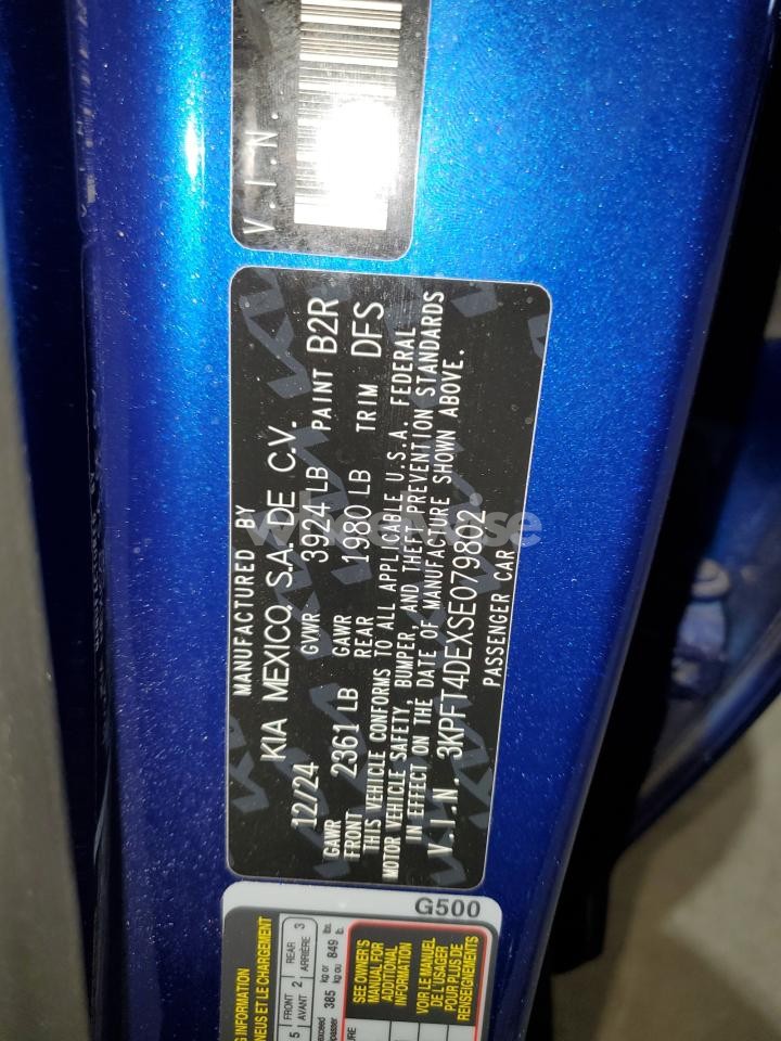 Photo 12 of 2025 KIA K4 LX (VIN 3KPFT4DEXSE079802)