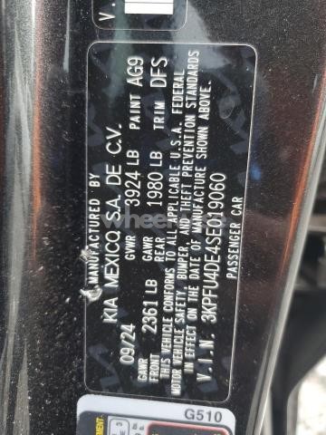 Photo 6 of 2025 KIA K4 EX (VIN 3KPFU4DE4SE019060)