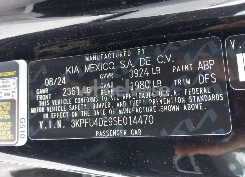 Photo 9 of 2025 Kia K4 EX (VIN 3KPFU4DE9SE014470)
