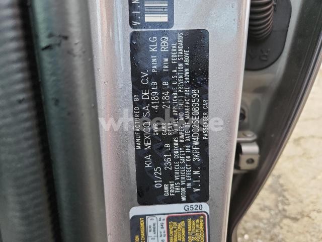 Photo 8 of 2025 KIA K4 GT-LINE TURBO (VIN 3KPFW4DC2SE089598)