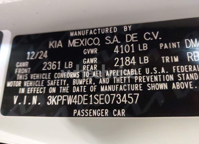 Photo 9 of 2025 Kia K4 GT-LINE (VIN 3KPFW4DE1SE073457)