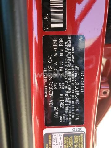 Photo 11 of 2025 KIA K4 GT LINE (VIN 3KPFW4DE1SE175468)