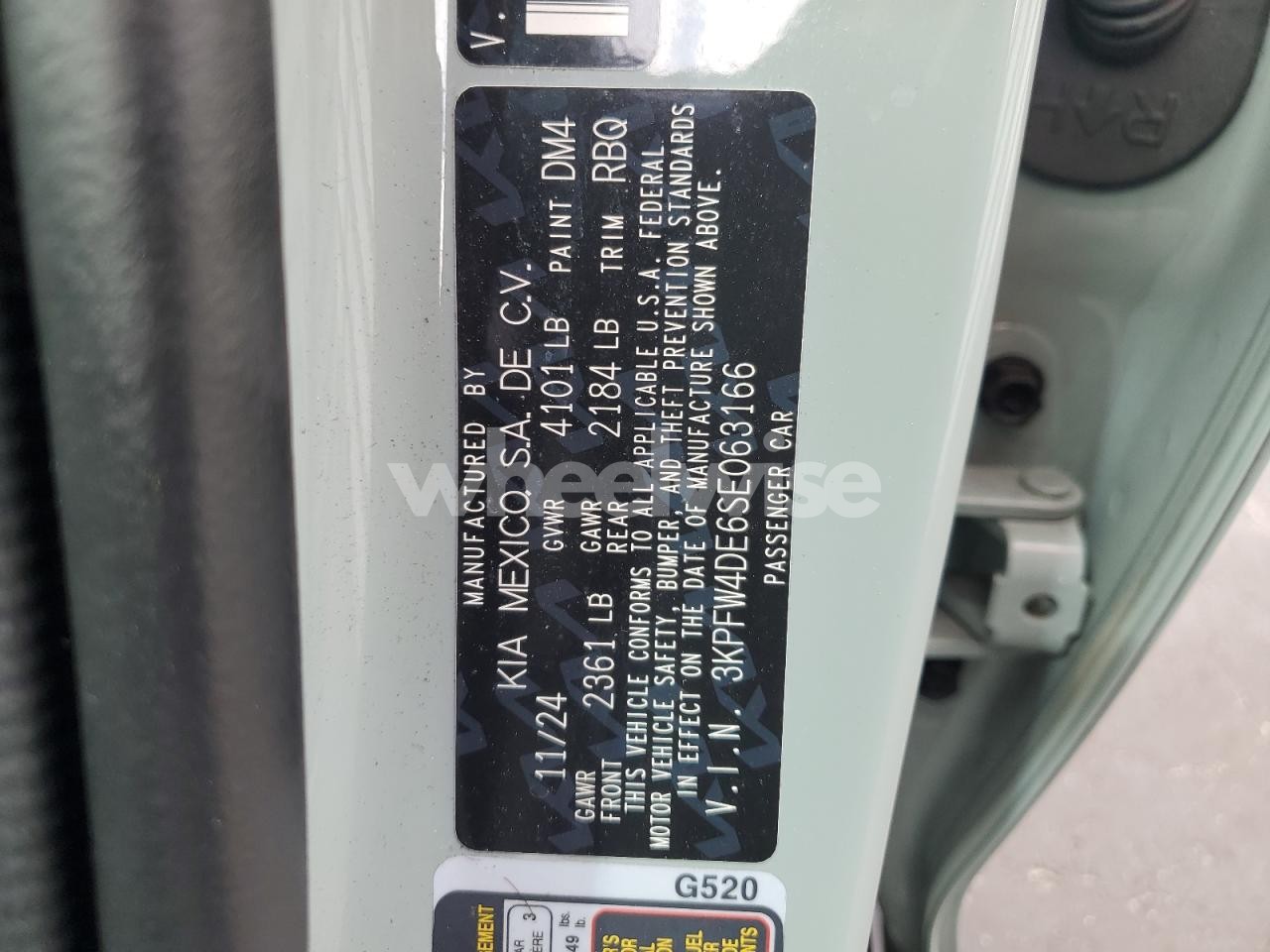 Photo 12 of 2025 KIA K4 GT LINE (VIN 3KPFW4DE6SE063166)