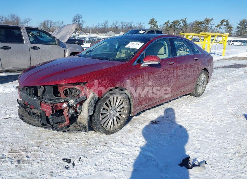 Photo 2 of 2014 Lincoln Mkz (VIN 3LN6L2G98ER813459)