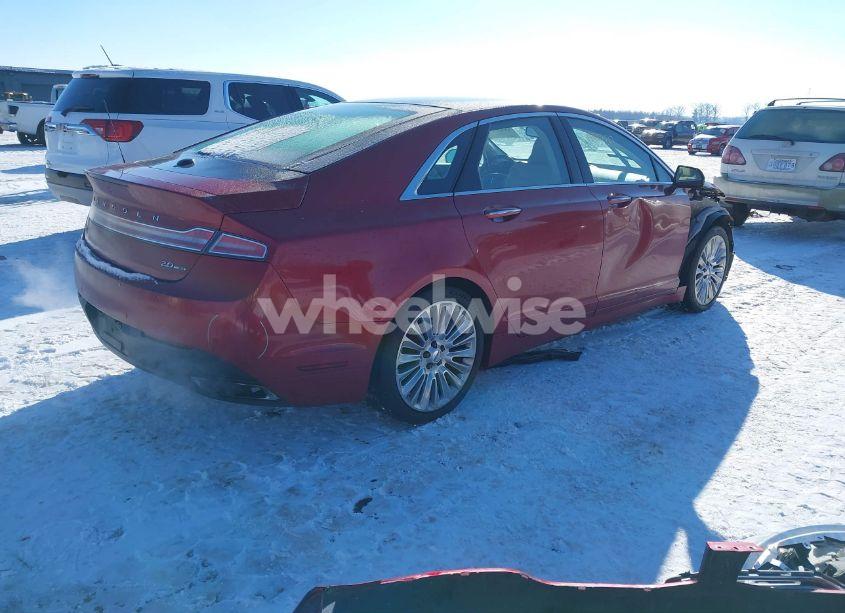 Photo 4 of 2014 Lincoln Mkz (VIN 3LN6L2G98ER813459)