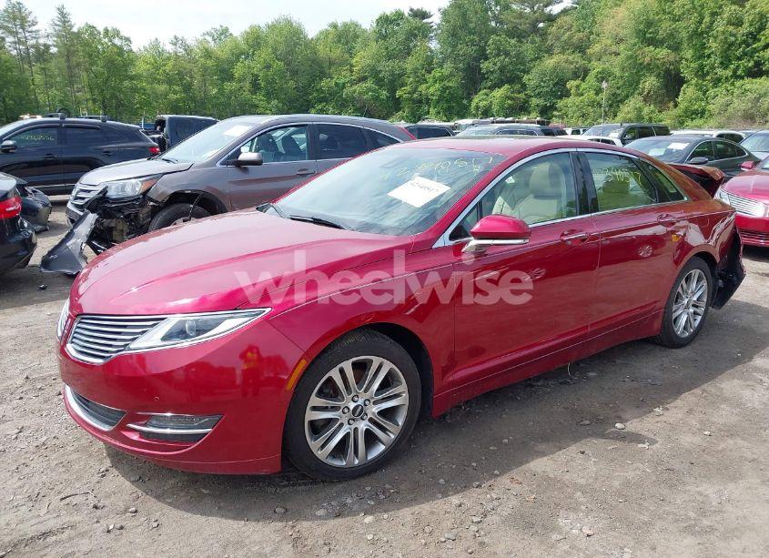 Photo 2 of 2015 Lincoln Mkz (VIN 3LN6L2G98FR615384)