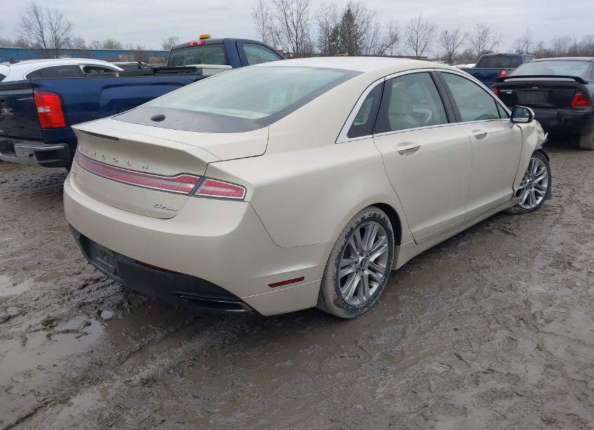 Photo 4 of 2014 Lincoln Mkz (VIN 3LN6L2G9XER806206)