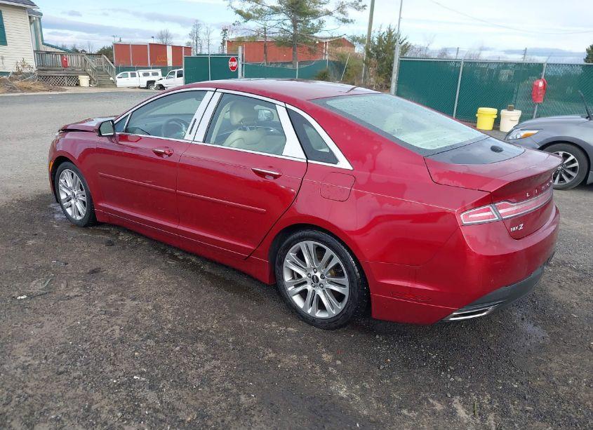 Photo 3 of 2014 Lincoln Mkz (VIN 3LN6L2GK0ER800207)