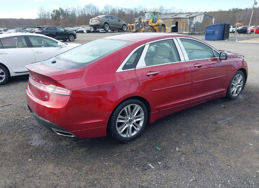 Photo 4 of 2014 Lincoln Mkz (VIN 3LN6L2GK0ER800207)