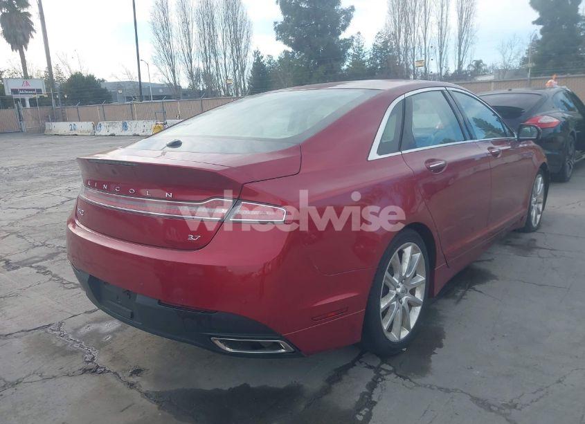 Photo 4 of 2014 Lincoln Mkz (VIN 3LN6L2GK0ER803608)
