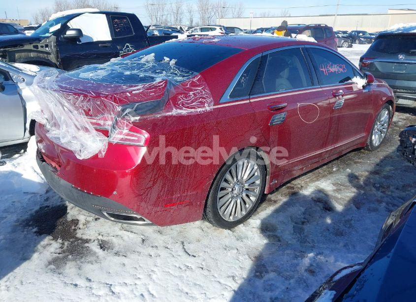 Photo 4 of 2015 Lincoln Mkz (VIN 3LN6L2J98FR605818)