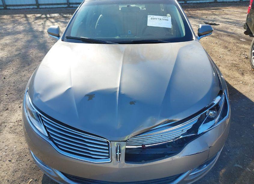 Photo 10 of 2016 Lincoln Mkz (VIN 3LN6L2J99GR620863)