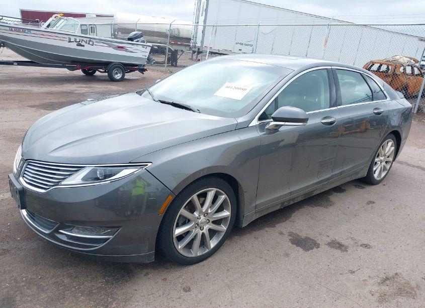 Photo 2 of 2016 Lincoln Mkz (VIN 3LN6L2J9XGR634206)