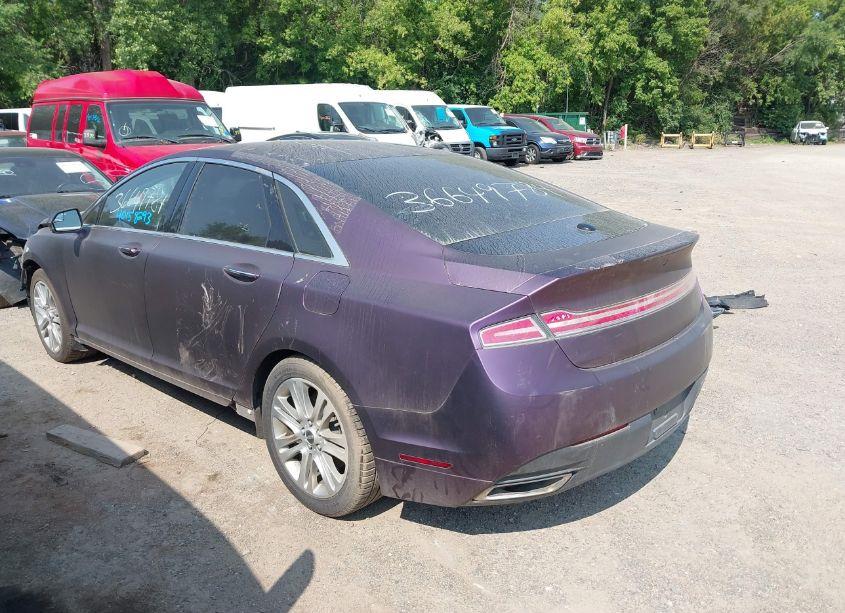Photo 3 of 2015 Lincoln Mkz (VIN 3LN6L2JK8FR622301)