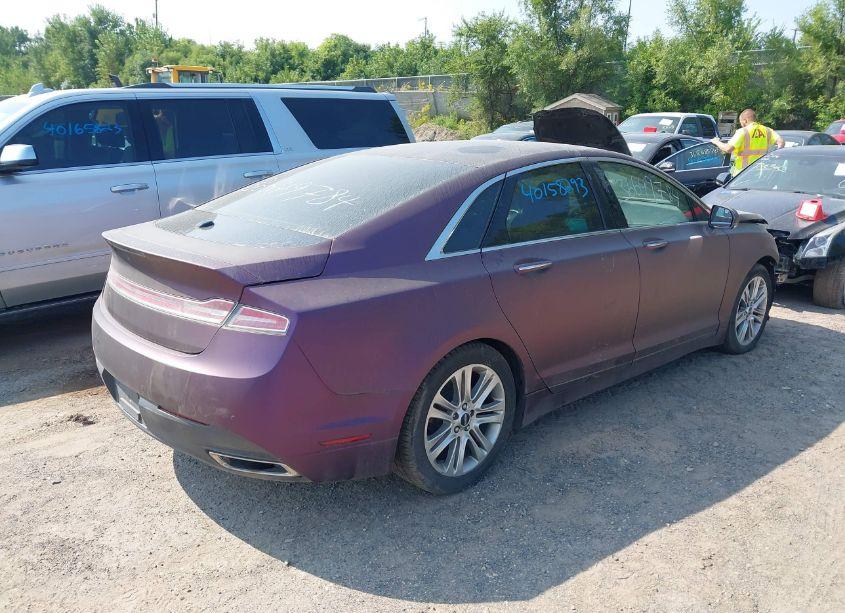 Photo 4 of 2015 Lincoln Mkz (VIN 3LN6L2JK8FR622301)