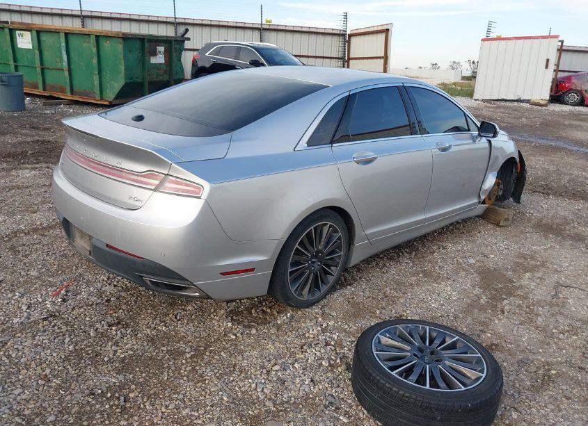 Photo 4 of 2015 Lincoln Mkz HYBRID (VIN 3LN6L2LU8FR610826)