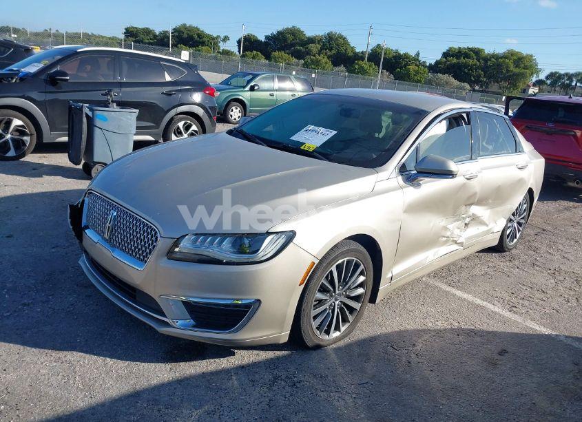 Photo 2 of 2017 Lincoln Mkz PREMIERE (VIN 3LN6L5A98HR649533)