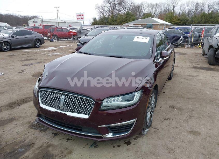 Photo 2 of 2017 Lincoln Mkz SELECT (VIN 3LN6L5CC3HR620854)