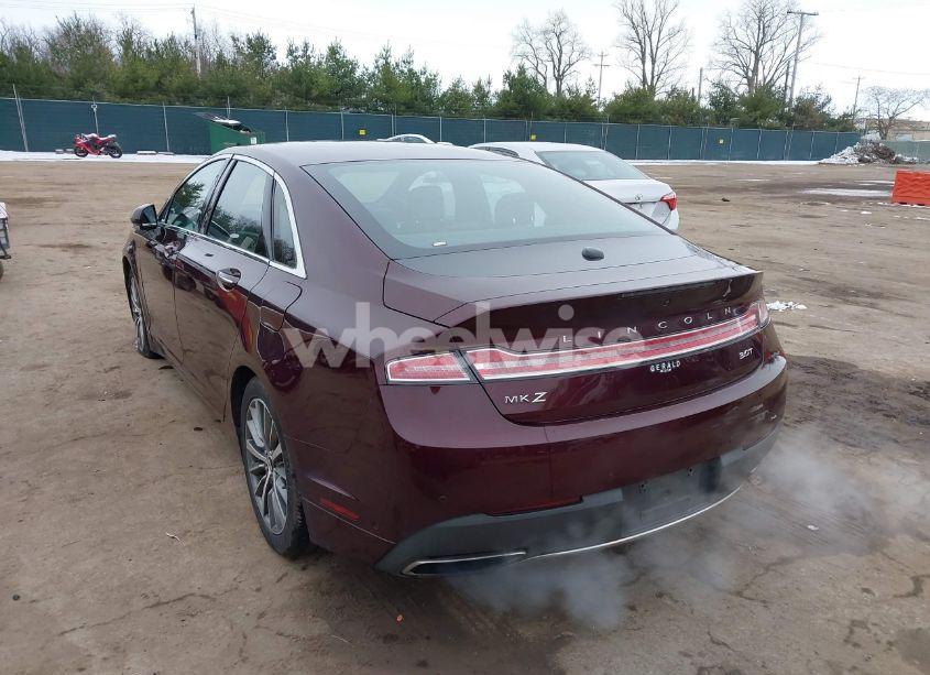 Photo 3 of 2017 Lincoln Mkz SELECT (VIN 3LN6L5CC3HR620854)