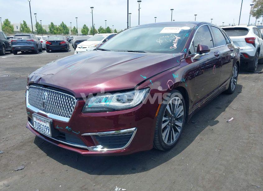 Photo 2 of 2017 Lincoln Mkz RESERVE (VIN 3LN6L5E93HR619155)