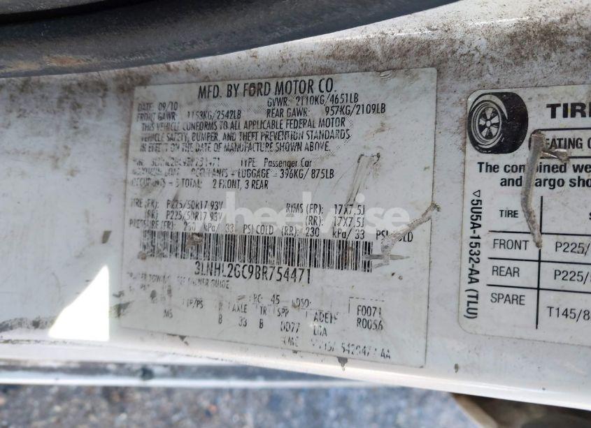 Photo 9 of 2011 Lincoln Mkz (VIN 3LNHL2GC9BR754471)