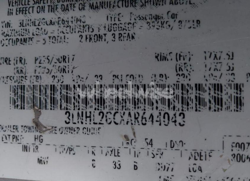 Photo 9 of 2010 Lincoln Mkz N/A (VIN 3LNHL2GCXAR644043)