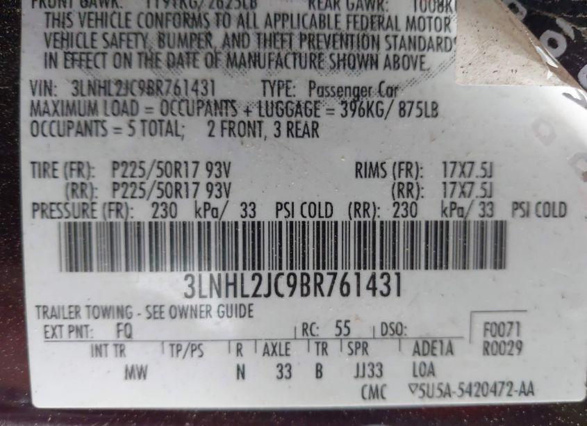 Photo 9 of 2011 Lincoln Mkz N/A (VIN 3LNHL2JC9BR761431)