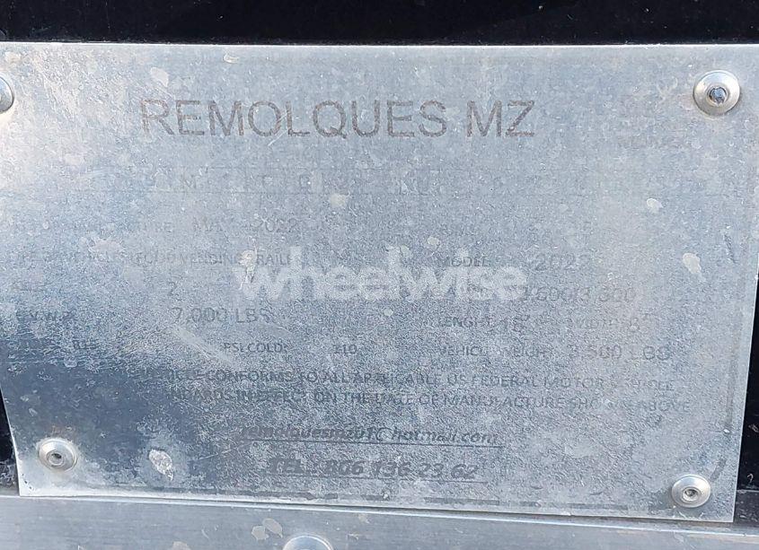 Photo 12 of 2022 Trailer Mz CONCESSION TRAILER (VIN 3M9M1TD2XNC076330)