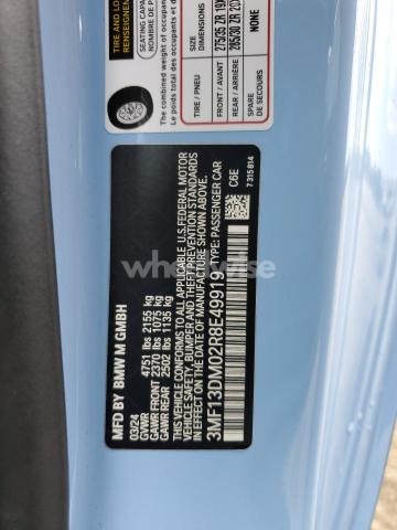 Photo 4 of 2024 BMW M2 (VIN 3MF13DM02R8E49919)