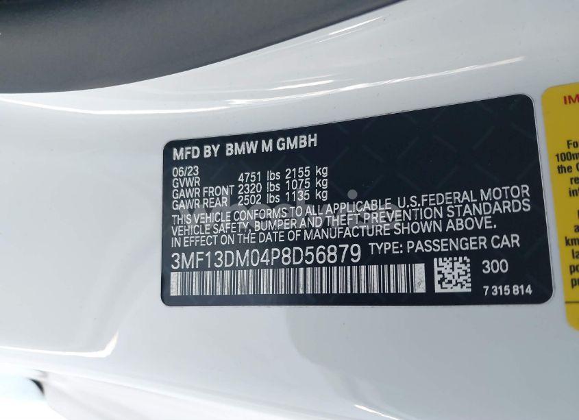 Photo 9 of 2023 Bmw M2 N/A (VIN 3MF13DM04P8D56879)