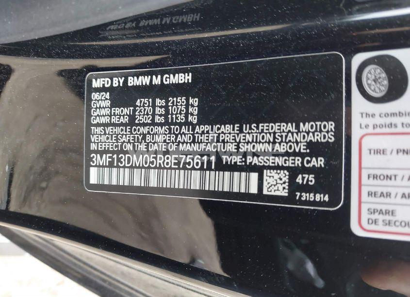 Photo 9 of 2024 Bmw M2 (VIN 3MF13DM05R8E75611)