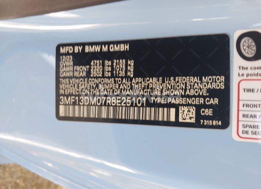 Photo 9 of 2024 Bmw M2 (VIN 3MF13DM07R8E25101)