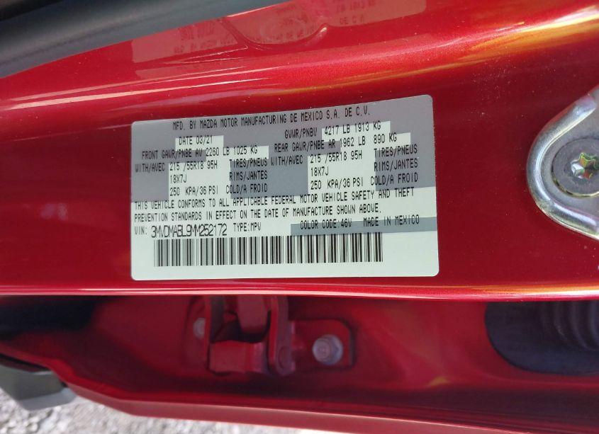 Photo 9 of 2021 Mazda Cx-30 SELECT (VIN 3MVDMABL9MM252172)