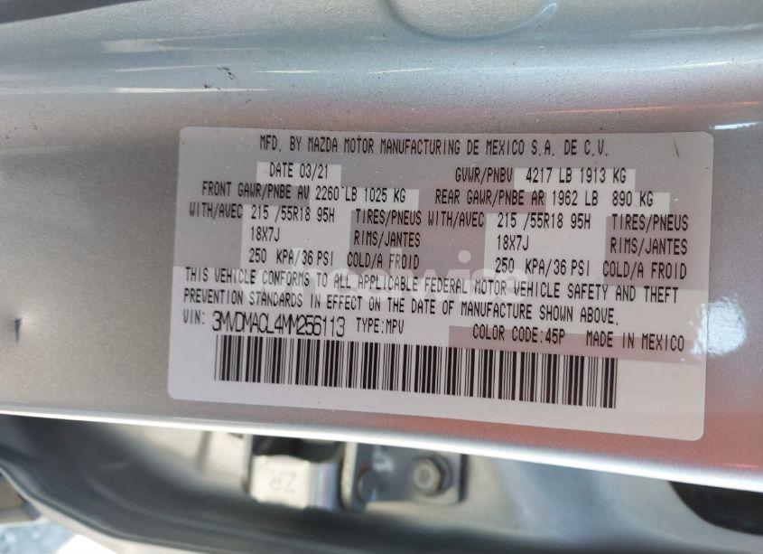 Photo 9 of 2021 Mazda Cx-30 PREFERRED (VIN 3MVDMACL4MM256113)