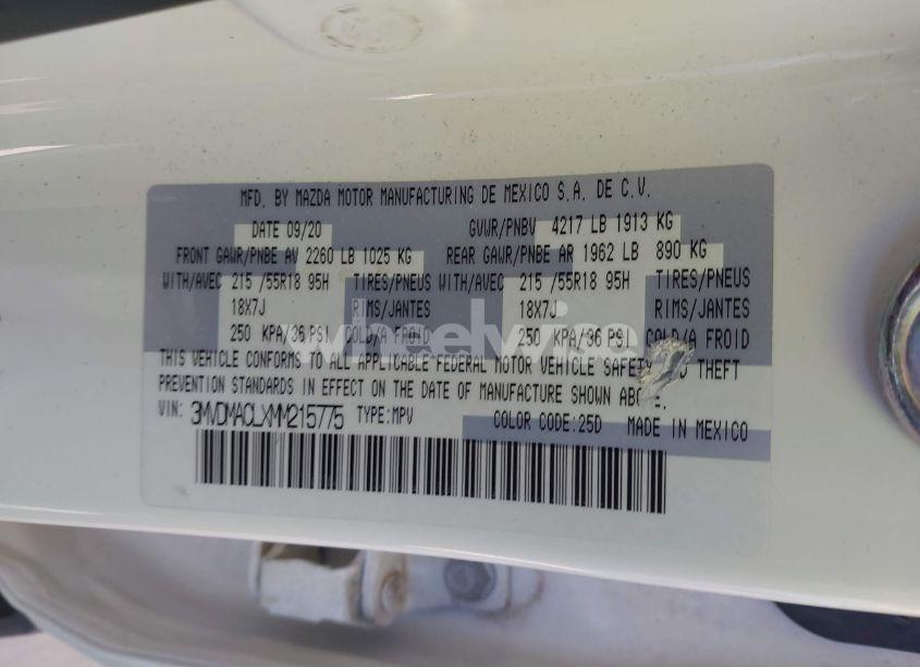 Photo 9 of 2021 Mazda Cx-30 PREFERRED (VIN 3MVDMACLXMM215775)