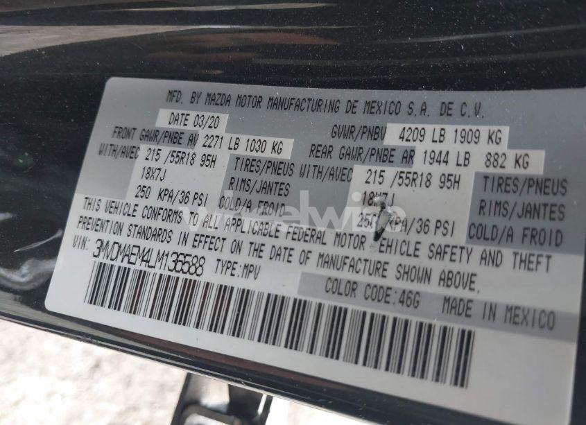 Photo 9 of 2020 Mazda Cx-30 PREMIUM PACKAGE (VIN 3MVDMAEM4LM136588)