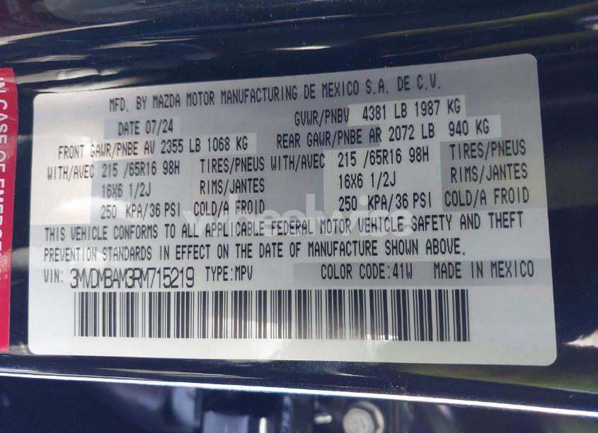 Photo 9 of 2024 Mazda Cx-30 2.5 S (VIN 3MVDMBAM3RM715219)