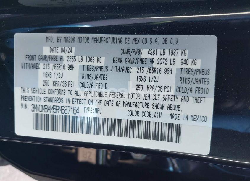 Photo 9 of 2024 Mazda Cx-30 2.5 S (VIN 3MVDMBAM5RM687164)