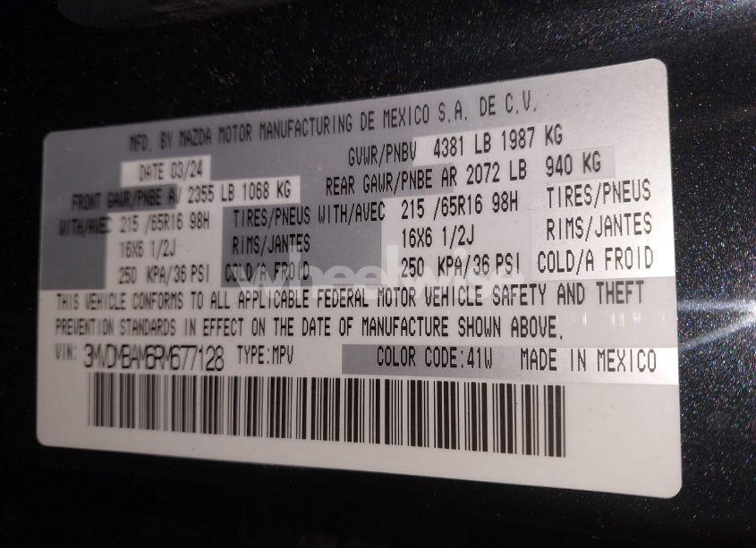 Photo 9 of 2024 Mazda Cx-30 2.5 S (VIN 3MVDMBAM6RM677128)