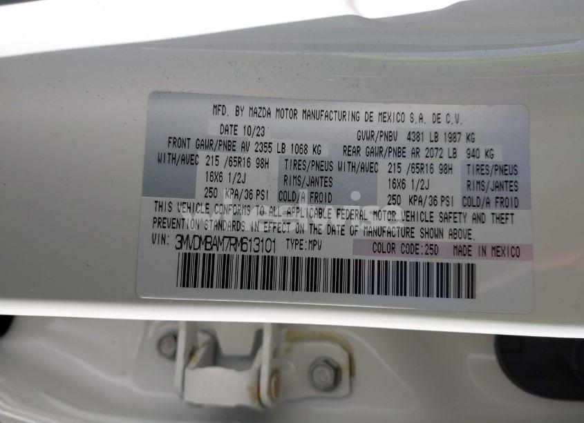 Photo 9 of 2024 Mazda Cx-30 2.5 S (VIN 3MVDMBAM7RM613101)