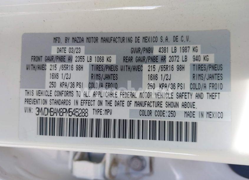 Photo 9 of 2023 Mazda Cx-30 2.5 S (VIN 3MVDMBAM8PM545288)