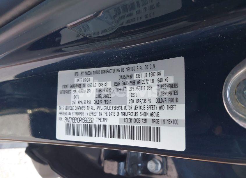 Photo 9 of 2024 Mazda Cx-30 2.5 S SELECT SPORT (VIN 3MVDMBBM0RM698362)